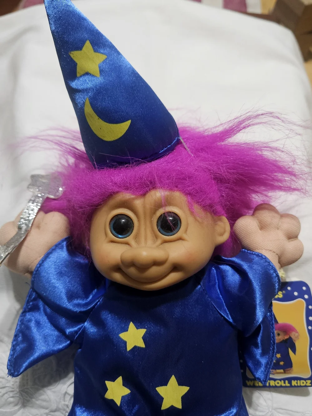 Russ Wizard Troll Plush Doll Pink Hair